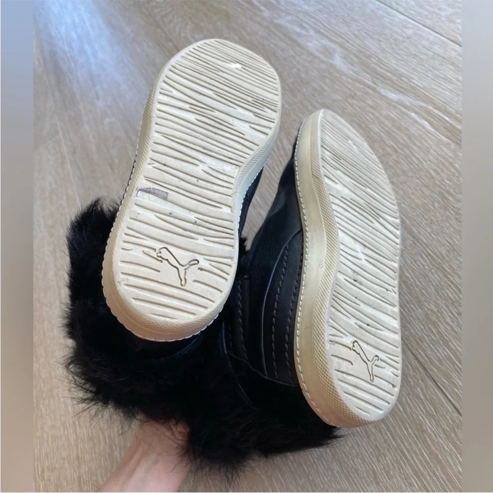 Alexander McQueen & Puma collaboration! Black leather sneakers, Size 38! - Picture 7 of 10